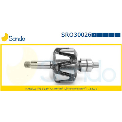 Foto Rotor, alternador SANDO SRO300260