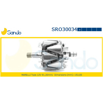 Foto Rotor, alternador SANDO SRO300340