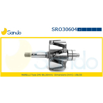 Foto Rotor, alternador SANDO SRO306040