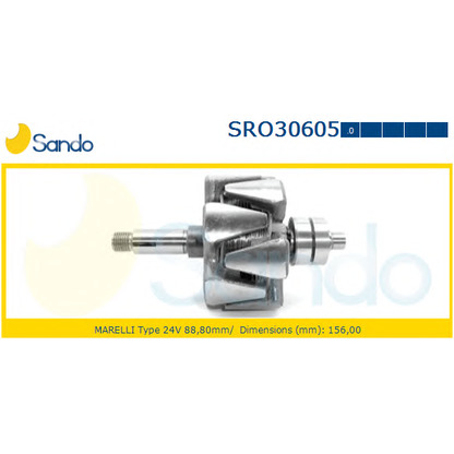 Foto Rotor, alternador SANDO SRO306050