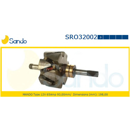 Foto Rotor, alternador SANDO SRO320020