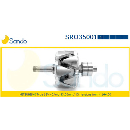 Foto Rotor, alternador SANDO SRO350010