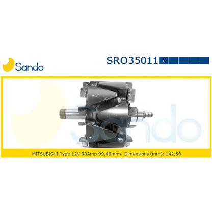 Zdjęcie Wirnik,  alternator SANDO SRO350110