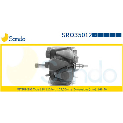 Photo Rotor, alternator SANDO SRO350120