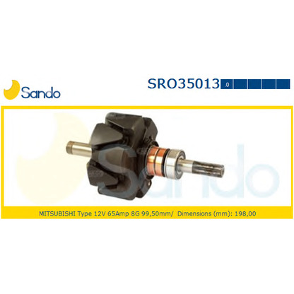 Photo Rotor, alternator SANDO SRO350130