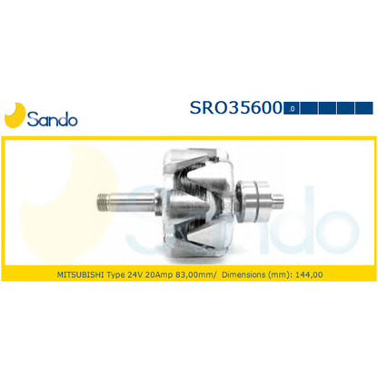 Foto Rotor, alternador SANDO SRO356000