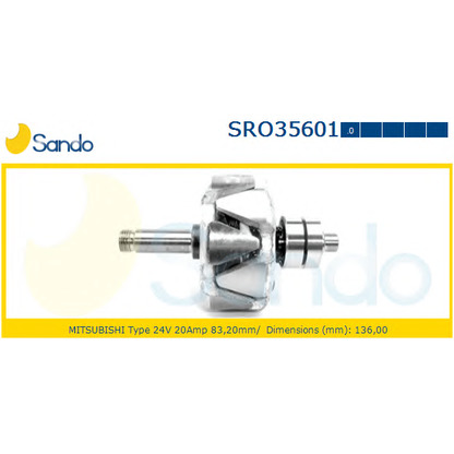 Photo Rotor, alternateur SANDO SRO356010