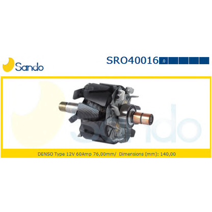 Foto Rotor, alternador SANDO SRO400160