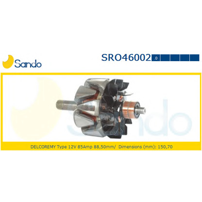 Photo Rotor, alternateur SANDO SRO460020