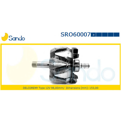 Photo Rotor, alternator SANDO SRO600070