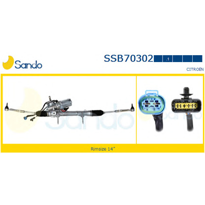 Photo Steering Gear SANDO SSB703021