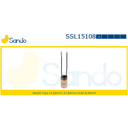 Zdjęcie Pierżcień żlizgowy, alternator SANDO SSL151080