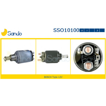 Photo Solenoid Switch, starter SANDO SSO101001