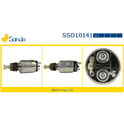 Photo Solenoid Switch, starter SANDO SSO101410