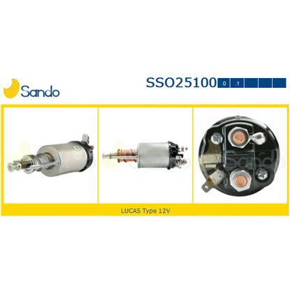 Photo Solenoid Switch, starter SANDO SSO251000