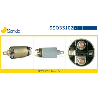 Photo Solenoid Switch, starter SANDO SSO351020