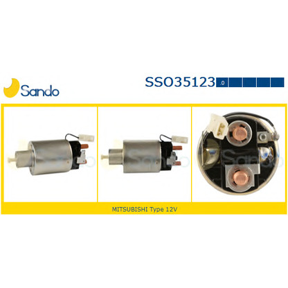 Foto Elettromagnete, Motore d'avviamento SANDO SSO351230