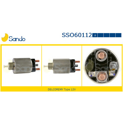 Photo Solenoid Switch, starter SANDO SSO601120