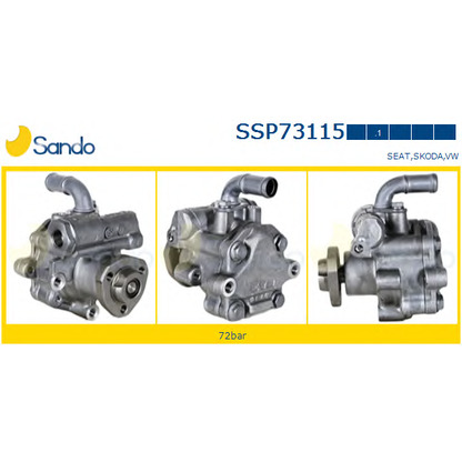 Photo Hydraulic Pump, steering system SANDO SSP731151