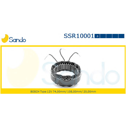 Photo Stator, alternator SANDO SSR100010