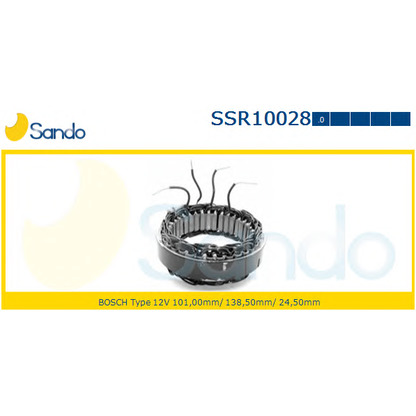 Photo Stator, alternator SANDO SSR100280