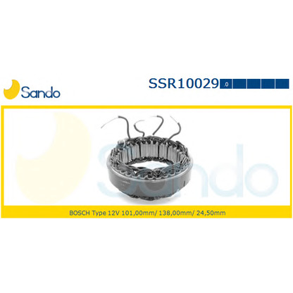 Photo Stator, alternator SANDO SSR100290