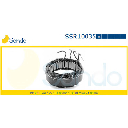 Photo Stator, alternator SANDO SSR100350