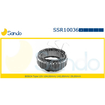 Photo Stator, alternator SANDO SSR100360