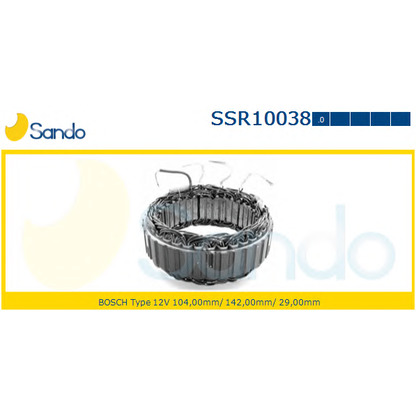 Photo Stator, alternator SANDO SSR100380