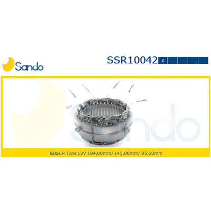 Zdjęcie Stojan, alternator SANDO SSR100420