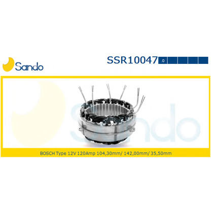 Photo Stator, alternator SANDO SSR100470