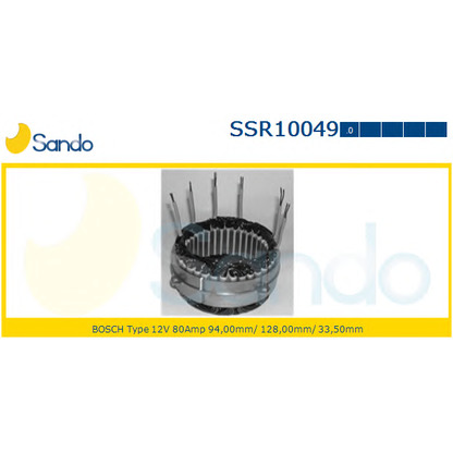 Photo Stator, alternator SANDO SSR100490