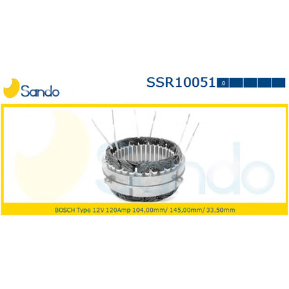 Photo Stator, alternateur SANDO SSR100510