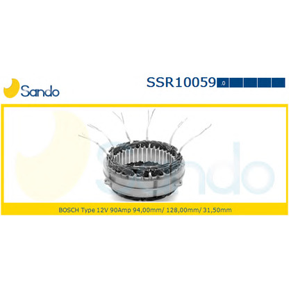 Photo Stator, alternator SANDO SSR100590