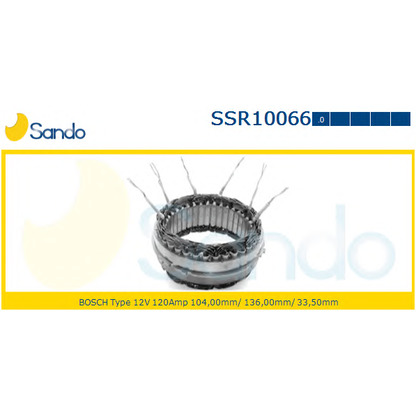 Photo Stator, alternator SANDO SSR100660