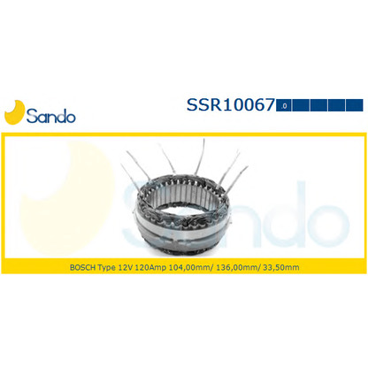 Photo Stator, alternateur SANDO SSR100670