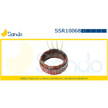 Photo Stator, alternator SANDO SSR100680