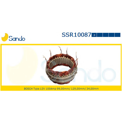 Photo Stator, alternateur SANDO SSR100870