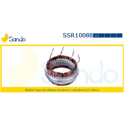 Photo Stator, alternator SANDO SSR100880