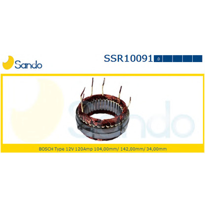 Photo Stator, alternateur SANDO SSR100910