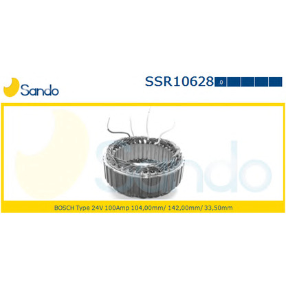 Photo Stator, alternator SANDO SSR106280