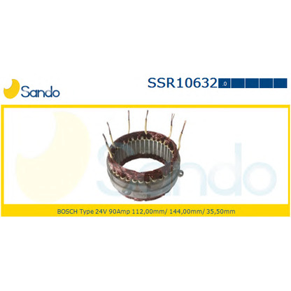 Zdjęcie Stojan, alternator SANDO SSR106320