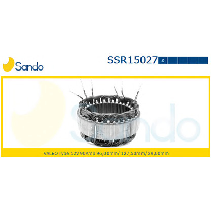 Photo Stator, alternator SANDO SSR150270