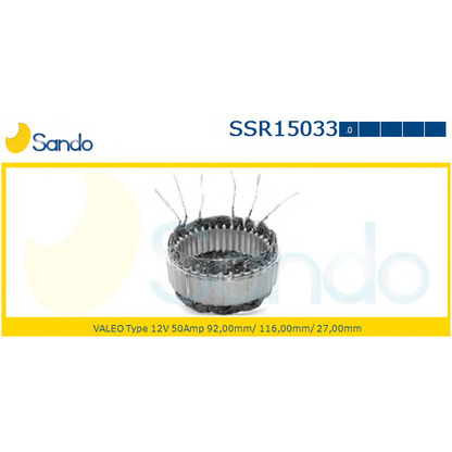 Photo Stator, alternator SANDO SSR150330