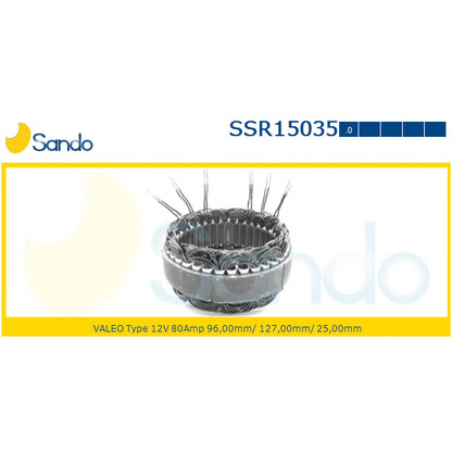 Photo Stator, alternator SANDO SSR150350