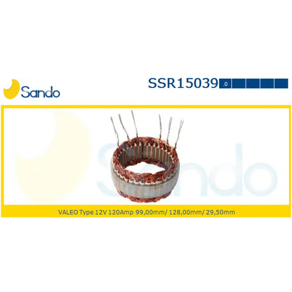 Photo Stator, alternator SANDO SSR150390