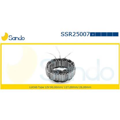 Photo Stator, alternateur SANDO SSR250070