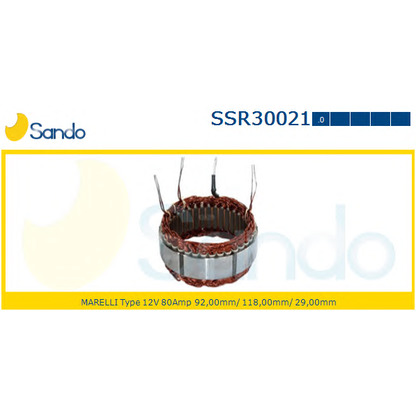 Photo Stator, alternateur SANDO SSR300210