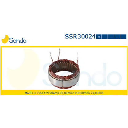 Photo Stator, alternateur SANDO SSR300240