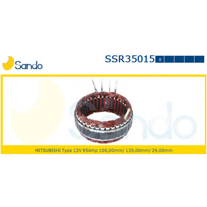 Photo Stator, alternator SANDO SSR350150